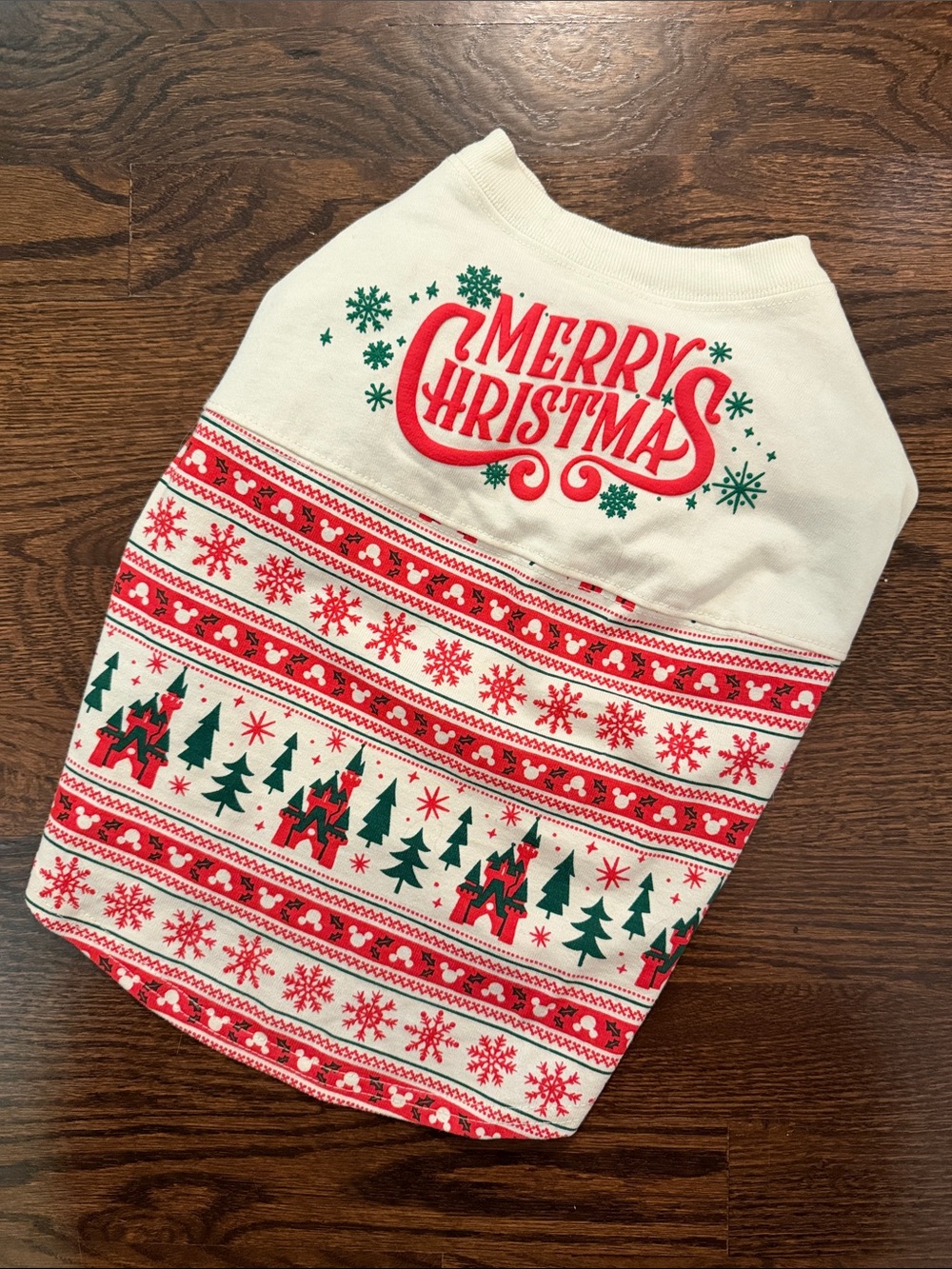 Disneyland "Merry Christmas" Spirit Jersey for Dogs